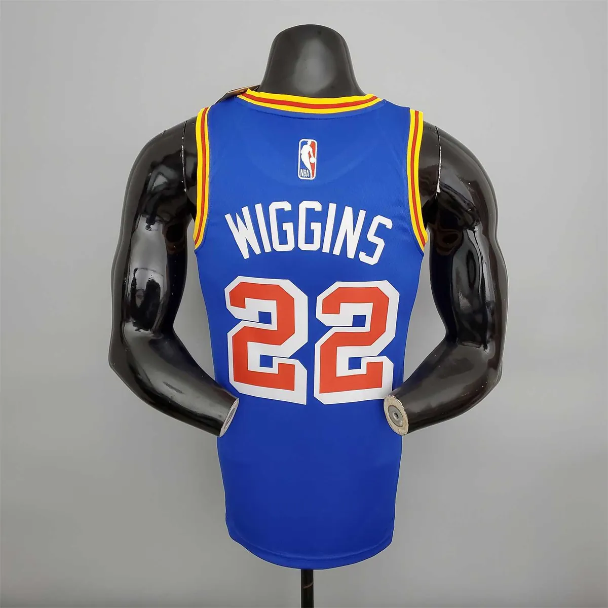 75th Anniversary Wiggins #22 Warriors Retro Blue 7