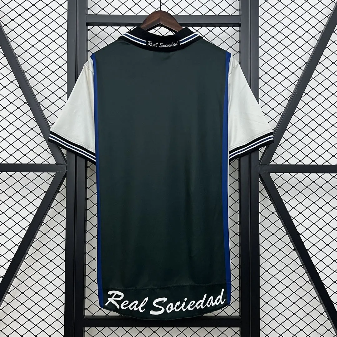 00-02 Real Sociedad Away Retro Kit Vintage Shirt AAAAJersey Wholesale Yupoo 4
