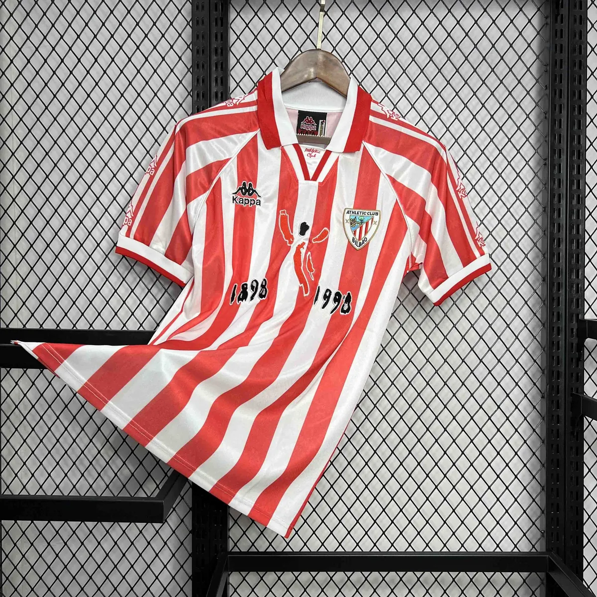 97-98 Athletic Bilbao Home Retro Kit Football Apparel AAAAJerseys Dropshipping Yupoo 1