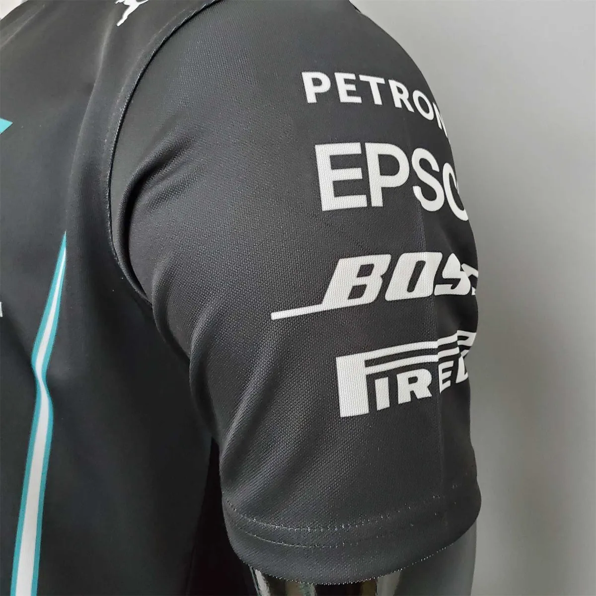 F1 Formula One racing suit; 2021 Mercedes Black 5