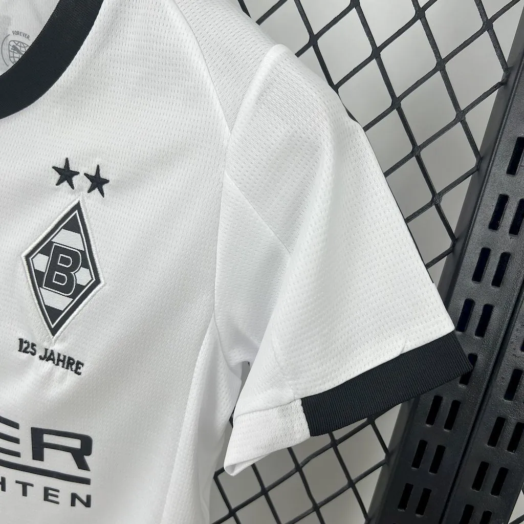 25-26 Borussia Mönchengladbach Home Kid Kits Youth Apparels 7