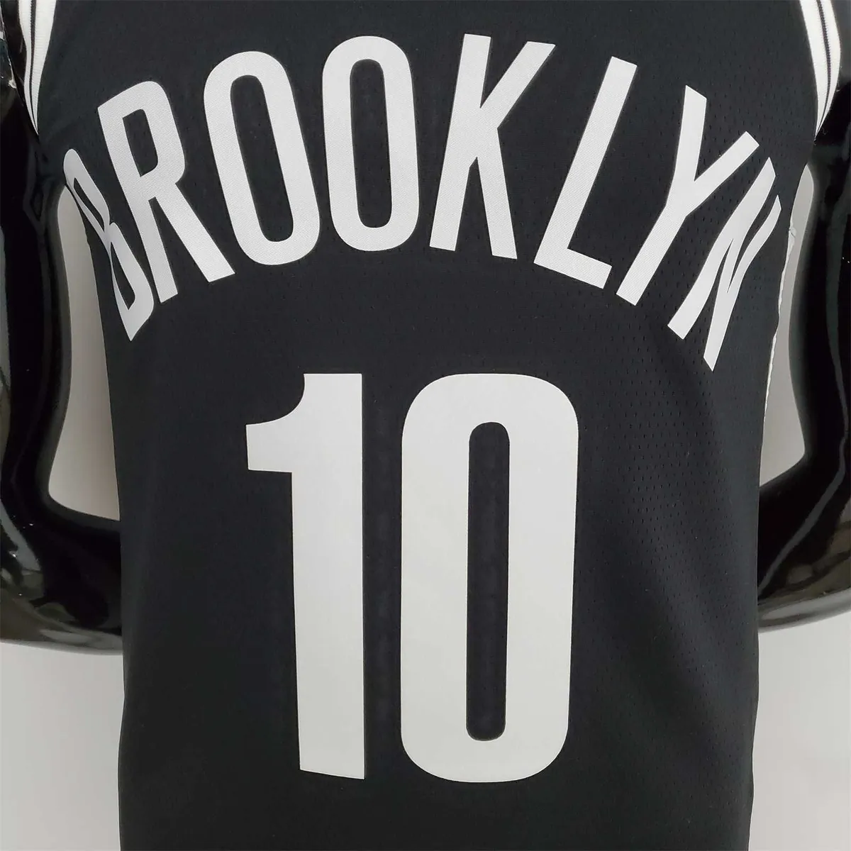 75th Anniversary Simmons #10 Nets Black NBA Jersey 3