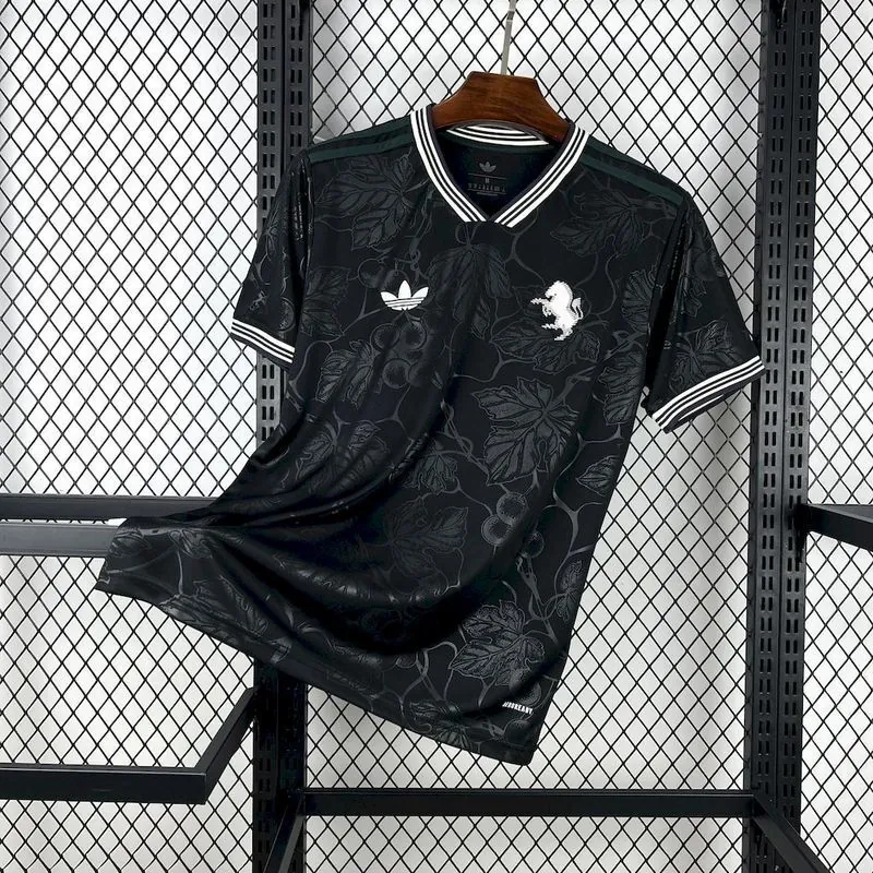 25-26 Juventus Third Kit Black Footba T-Shirt AAAAJersey Cheap Yupoo 5
