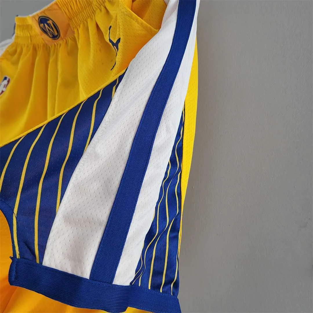Golden State Warriors Air Jordan NBA Shorts Yellow 1
