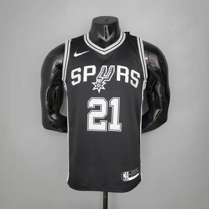 DUNCAN#21 Spurs Black 8