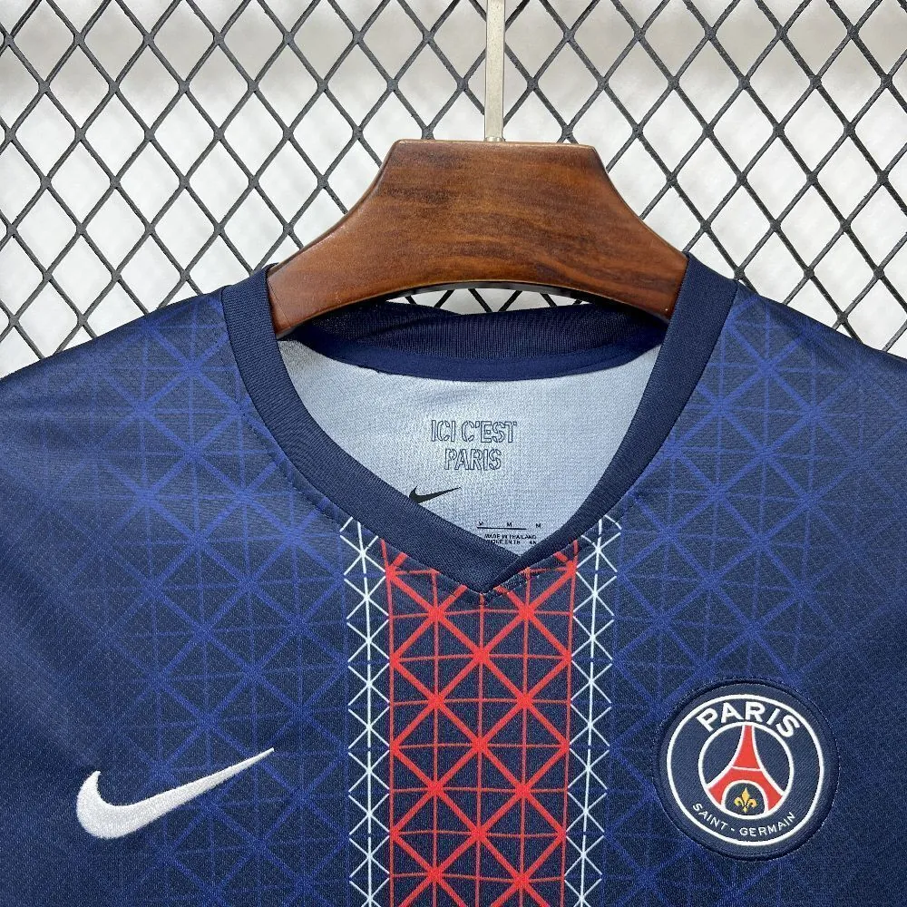 25-26 PSG Home Kit Football Long Sleeve T-Shirt AAAAJersey Supply Yupoo 5