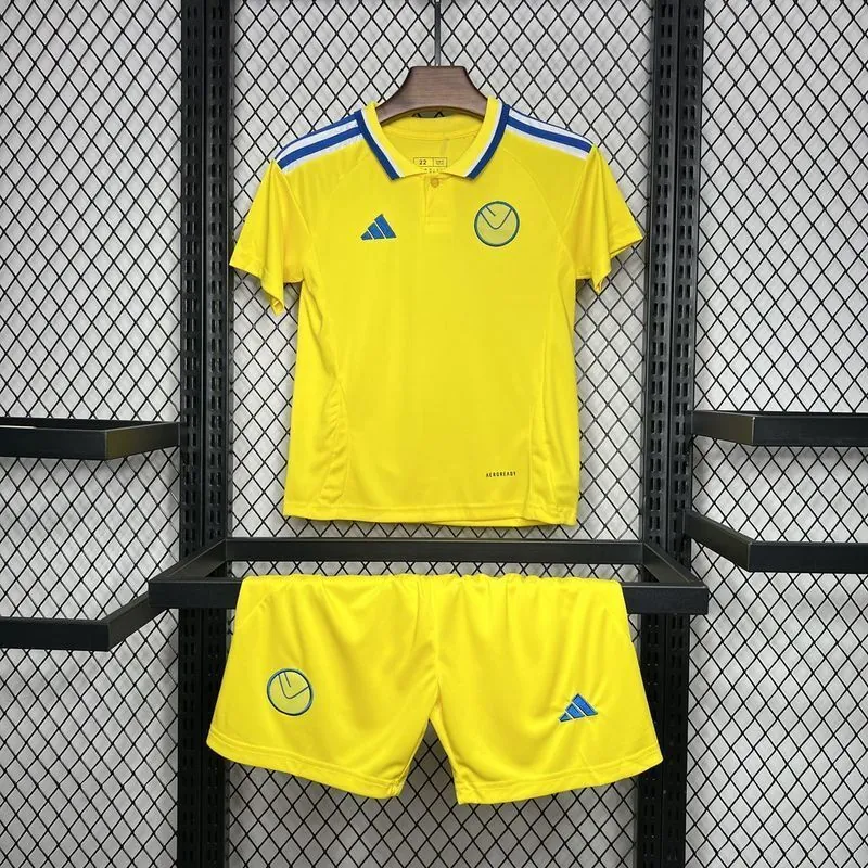 24-25 Leeds Away Kid Kits Youth Apparels Football AAAAJersey Yupoo 5