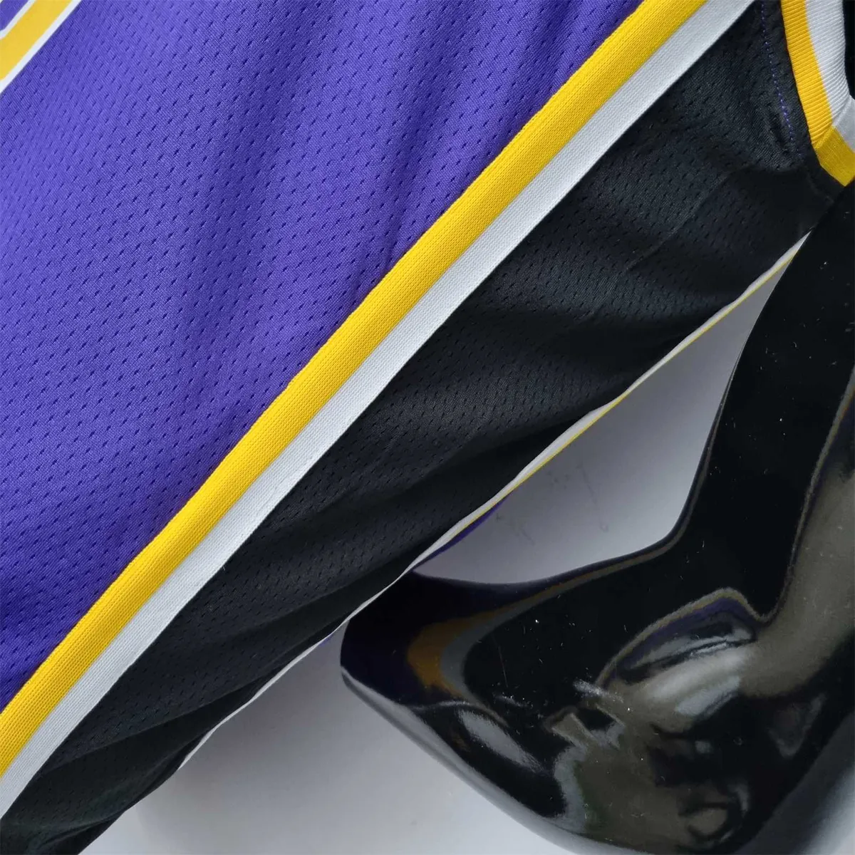 75th Anniversary Davis #3 Los Angeles Lakers Jordan Purple NBA Jersey 3