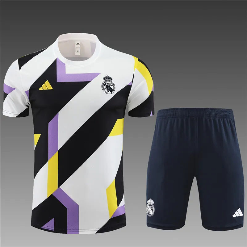 23-24 Real Madrid Traning White&Black Kit Soccer Jerseys Yupoo 3
