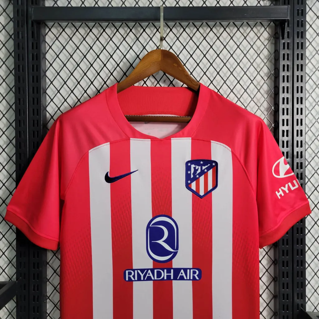 23-24 Atletico Madrid Home S-4XL Cheap Football Kit 5