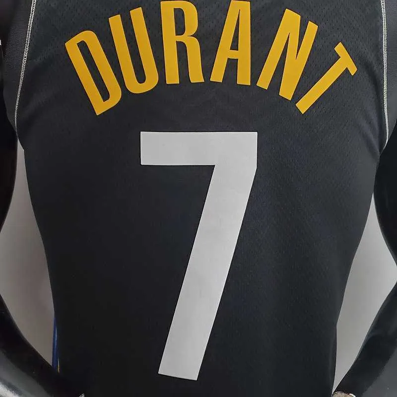New Brooklyn Nets DURANT#7 City Edition Black 8