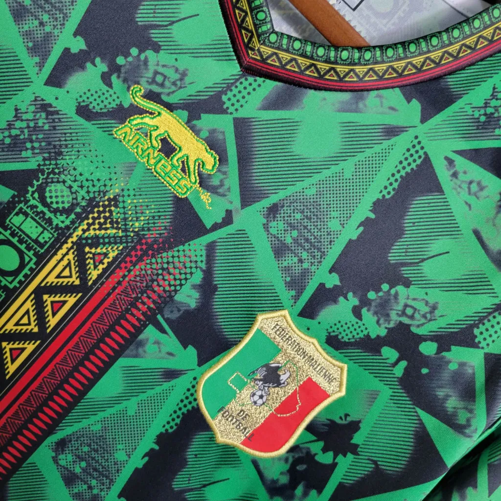 2023 Mali Special Edition Green S-XXL Cheap Soccer Jerseys 4