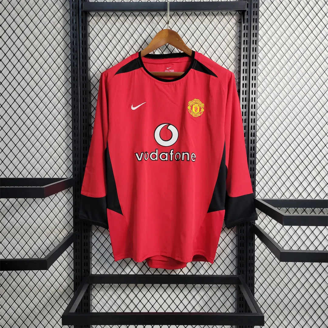 02-04 Manchester United home long sleeve 8