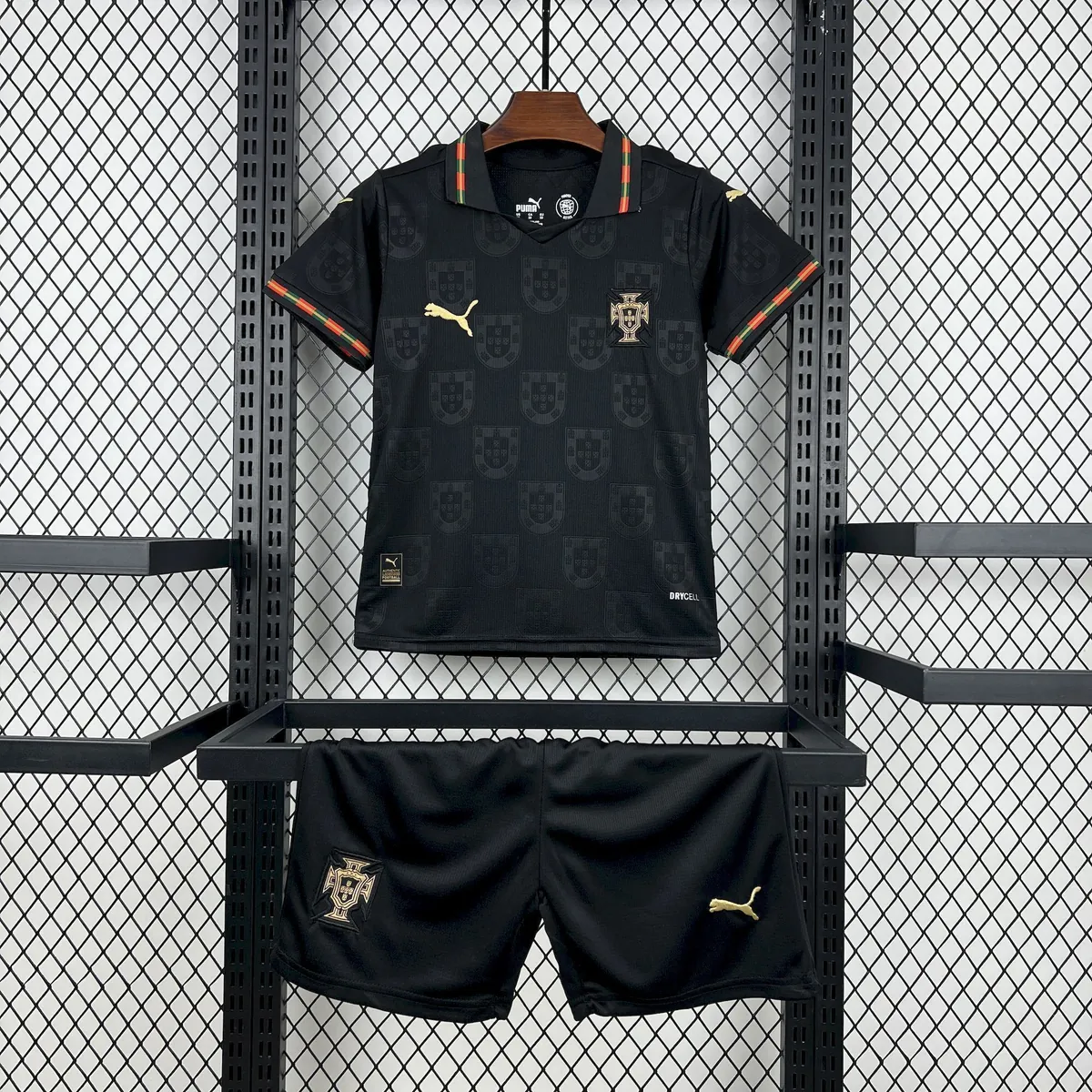 2026 World Cup Portuga Away Kids Kit Soccer Youth Apparels AAAAJersey Supply Yupoo 6