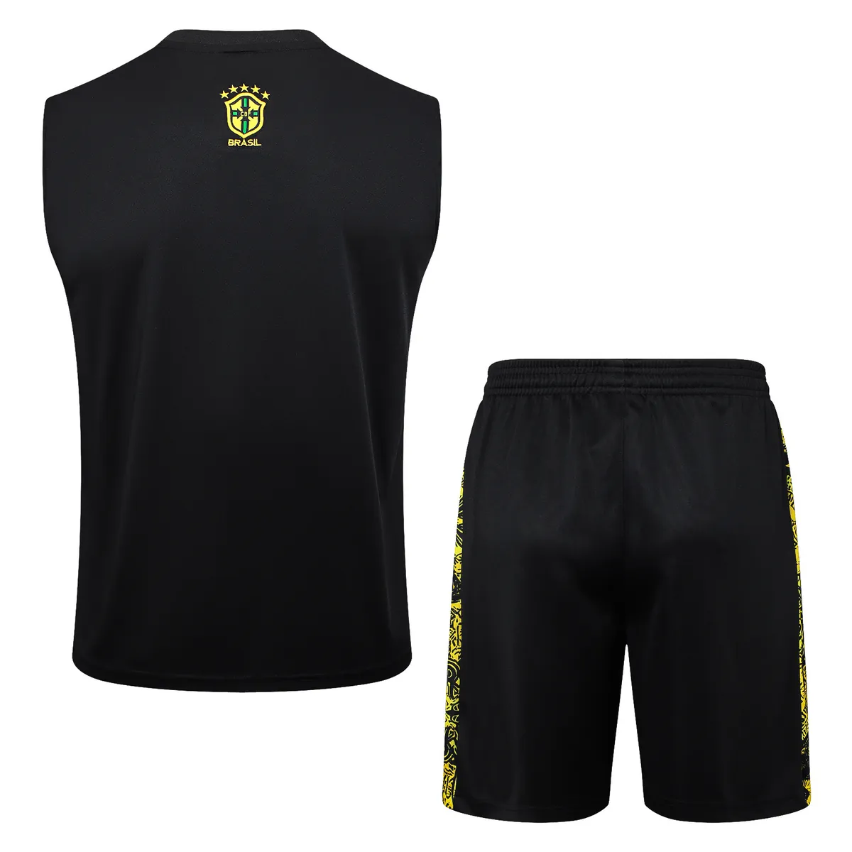 2024 Brazil Christ the Redeemer Yellow Vest Kit Soccer AAAAJersey Yupoo 3