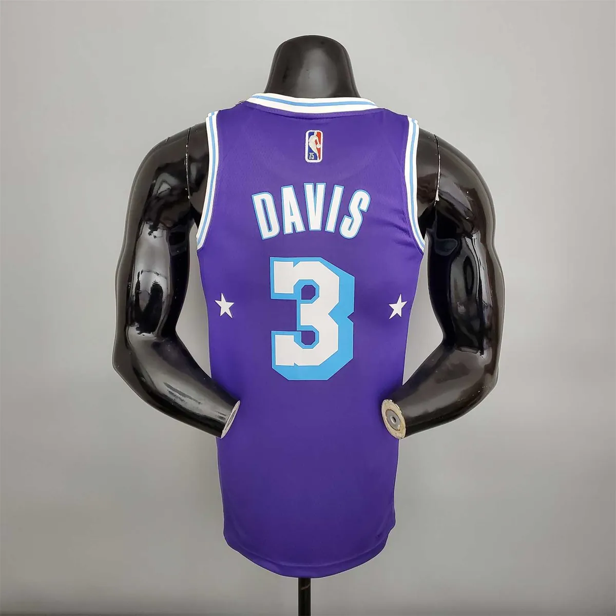 2022 75th Anniversary Davis #3 Lakers City Edition Purple 5