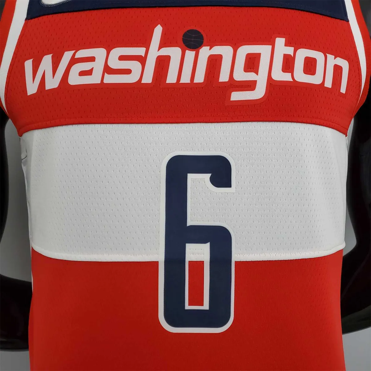 75th Anniversary Harrell #6 Wizards Red, White and Blue 3