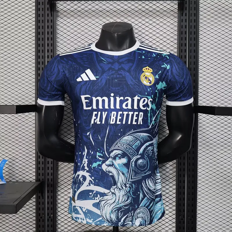 25-26 Real Madrid x Olaf Navy Kit Player Version Shirt AAAAJersey Wholesale Yupoo 4