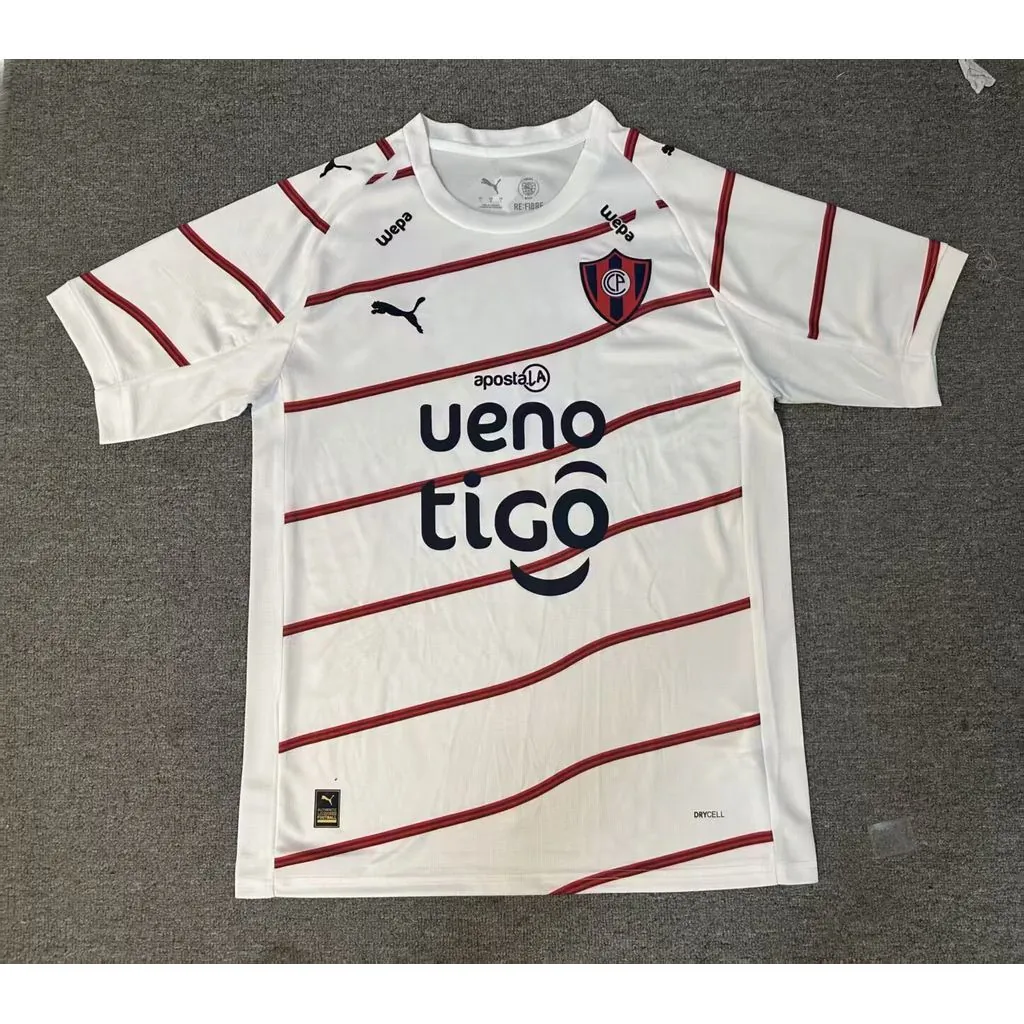 26-27 Cerro Porteno Away Mens Kit Football T-Shirt AAAAJersey Wholesale Yupoo 4 2