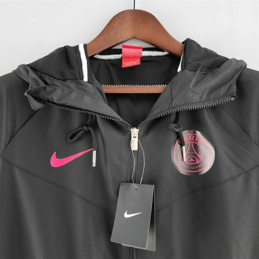 22-23 PSG black Windbreaker 3