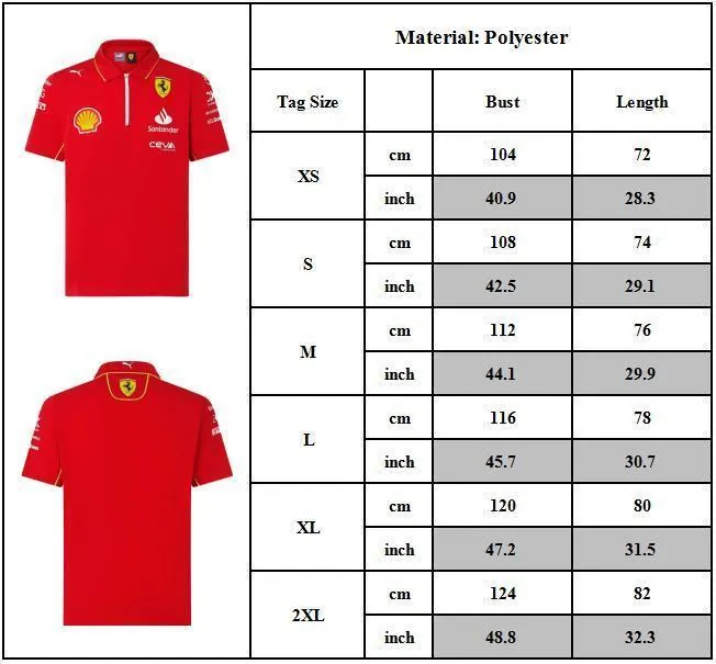 All Products Size Chart 27