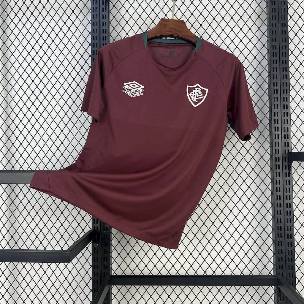 25-26 Fluminense Red Training Kit Soccer T-Shirt AAAAJersey Yupoo 5