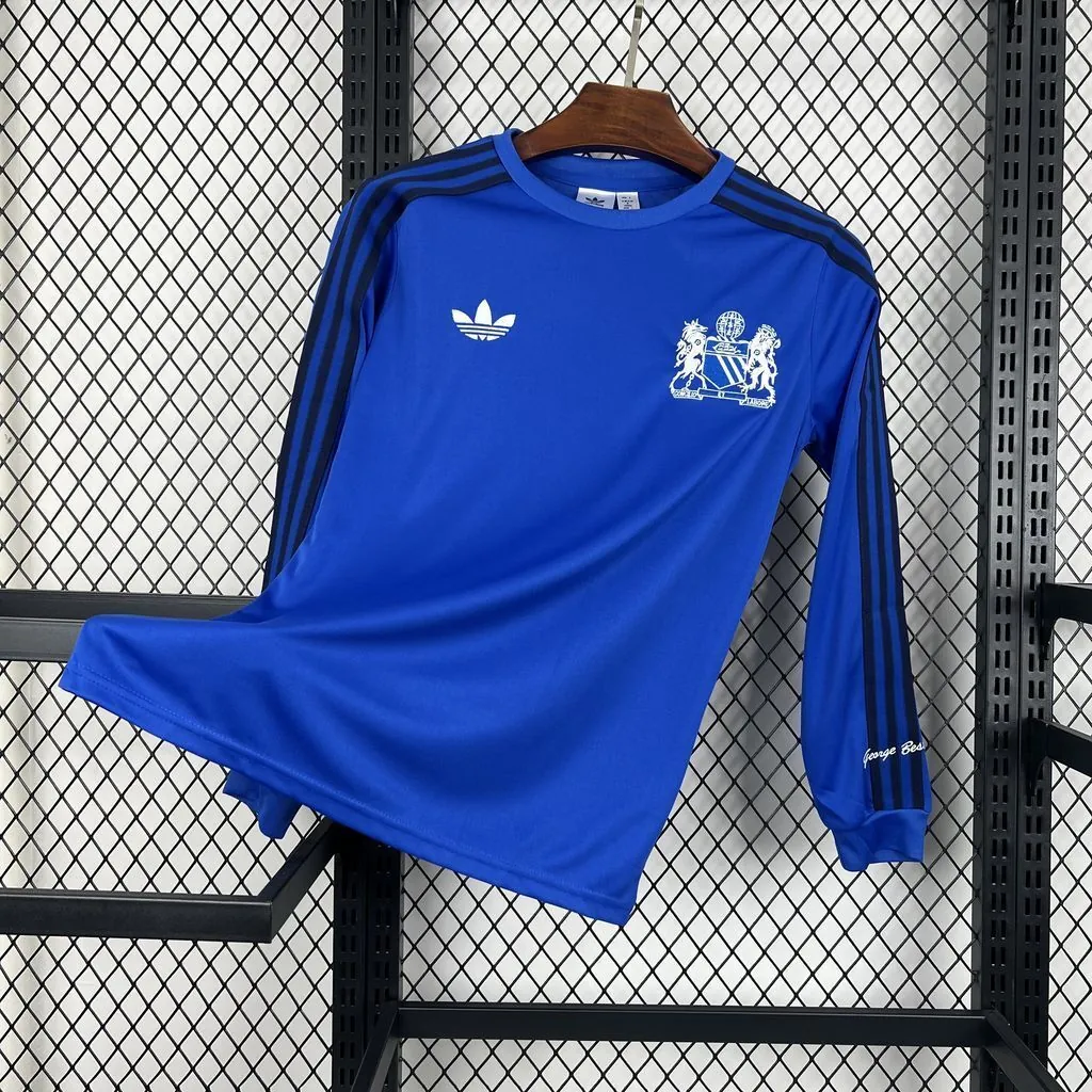 24-25 Manchester United LFSTLR Blue Long Sleeve Shirt AAAAJersey Supplier Yupoo 6