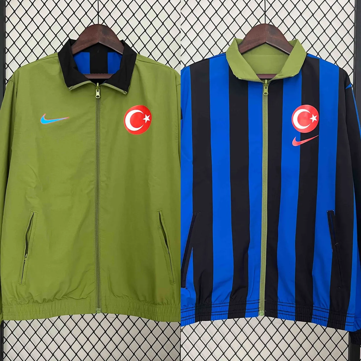 2024 Turkey Trench Coat Reversible Windbreaker Double-Sides Jacket Soccer AAAAJersey Yupoo 7
