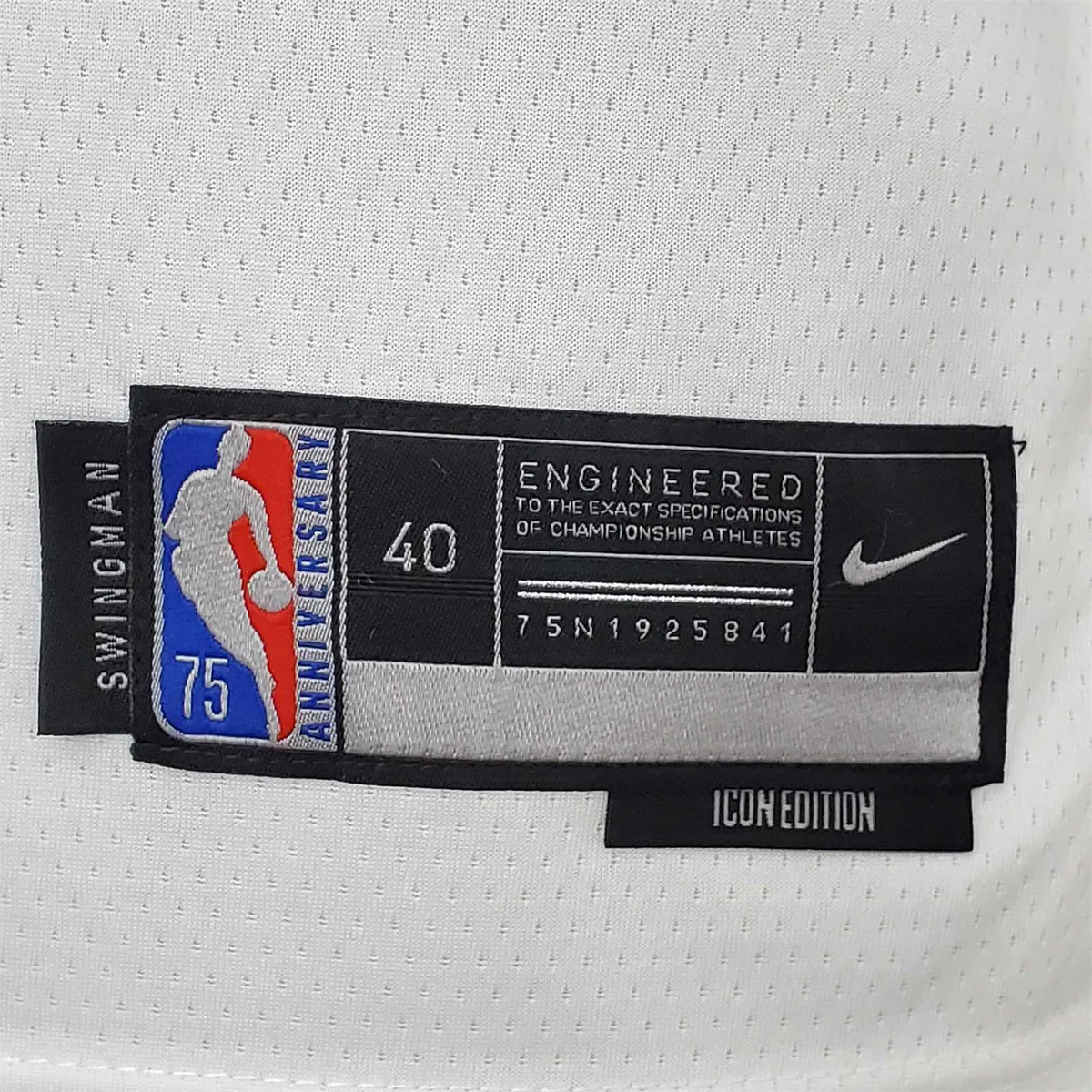 75th Anniversary Philadelphia 76ers SIMMONS#25 White NBA Jersey 7