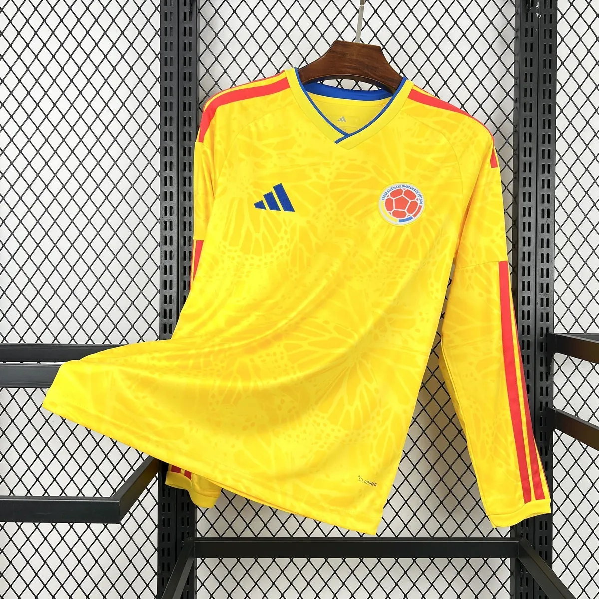 2026 World Cup Colombia Home Kit Long Sleeve T-Shirt Football AAAAJersey Supply Yupoo 7
