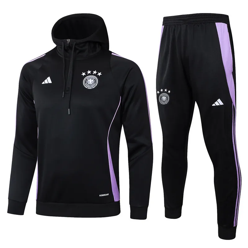 2024 Germany Hoodie Long Sleeve Training Suit Football Shirts 3