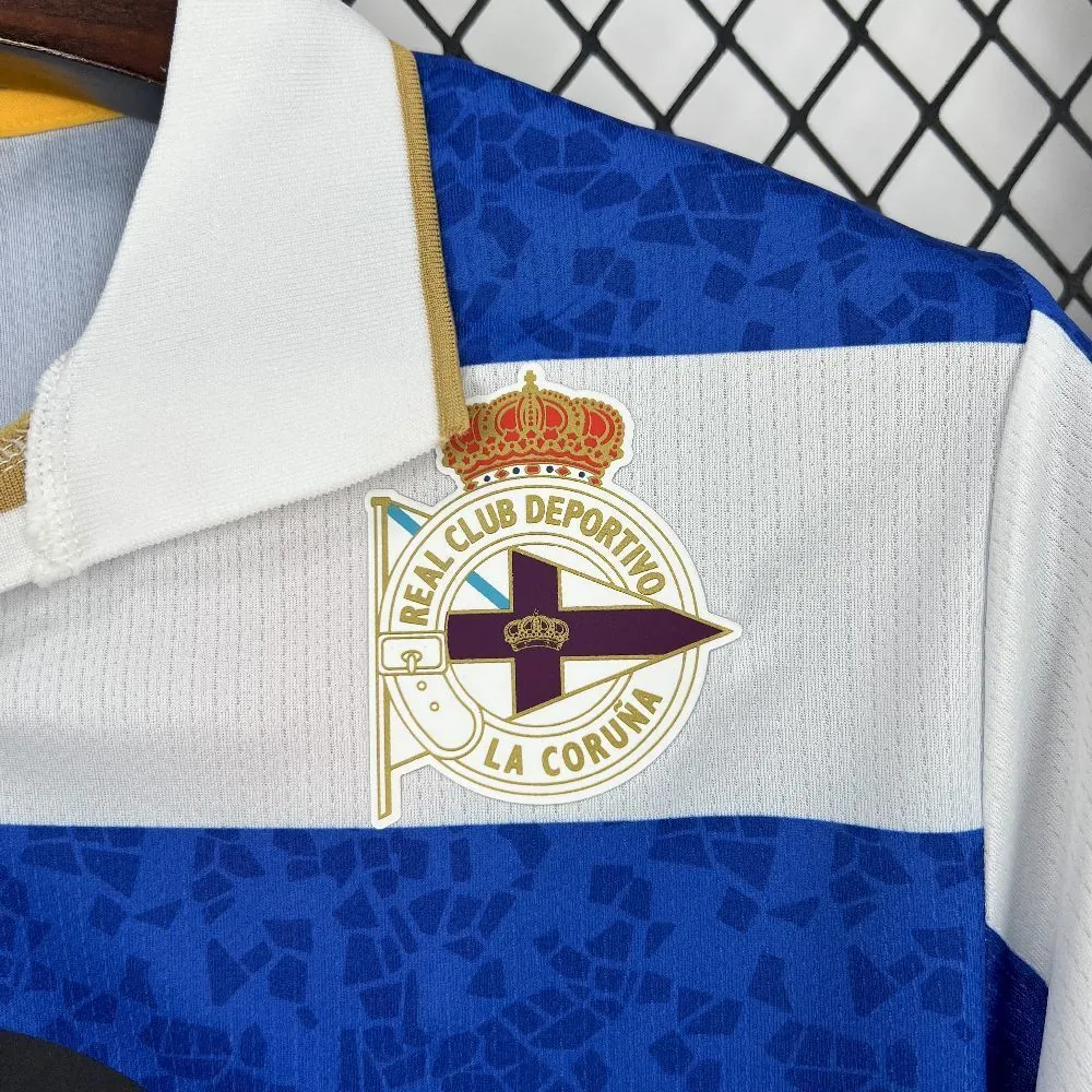 25-26 Deportivo La Coruna Home Shirt Soccer Uniforms Soccer AAAAJersey Factory Yupoo 4