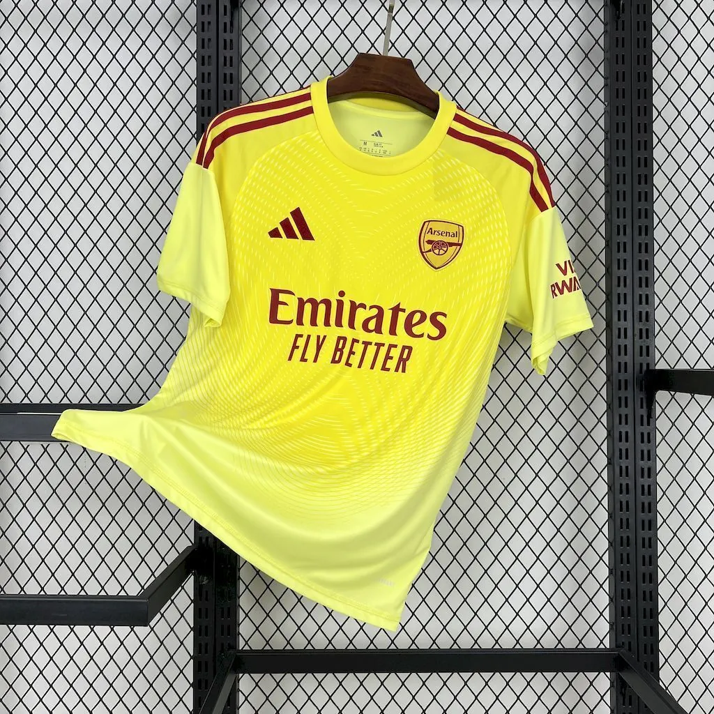 25-26 Arsenal Yellow Goalkeeper Shirt Football Uniform AAAAJersey Yupoo 6