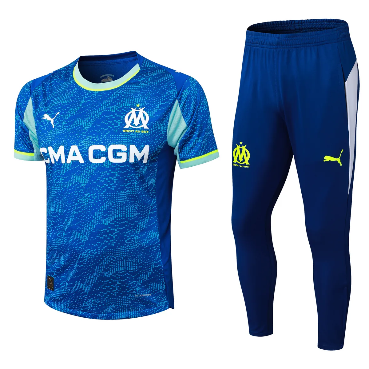 25-26 Marseille Third Away Player Version Training Kits Football Tracksuits 3