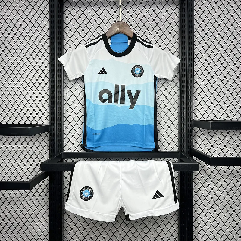 24-25 Charlotte FC Home Kid Kits Youth Apparels AAAAJersey Wholesale Yupoo 6