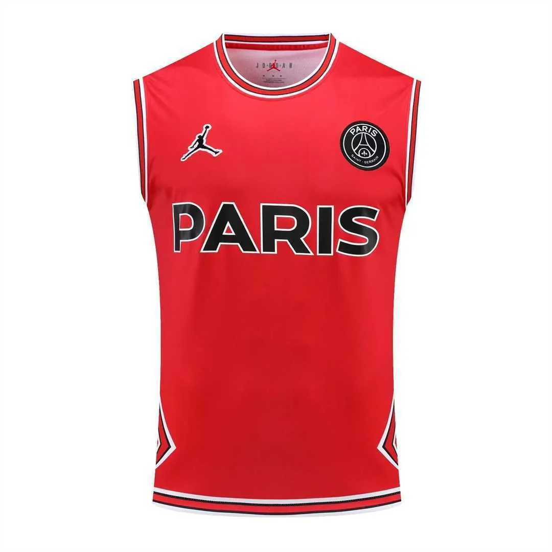22-23 PSG vest training suit kit red 19
