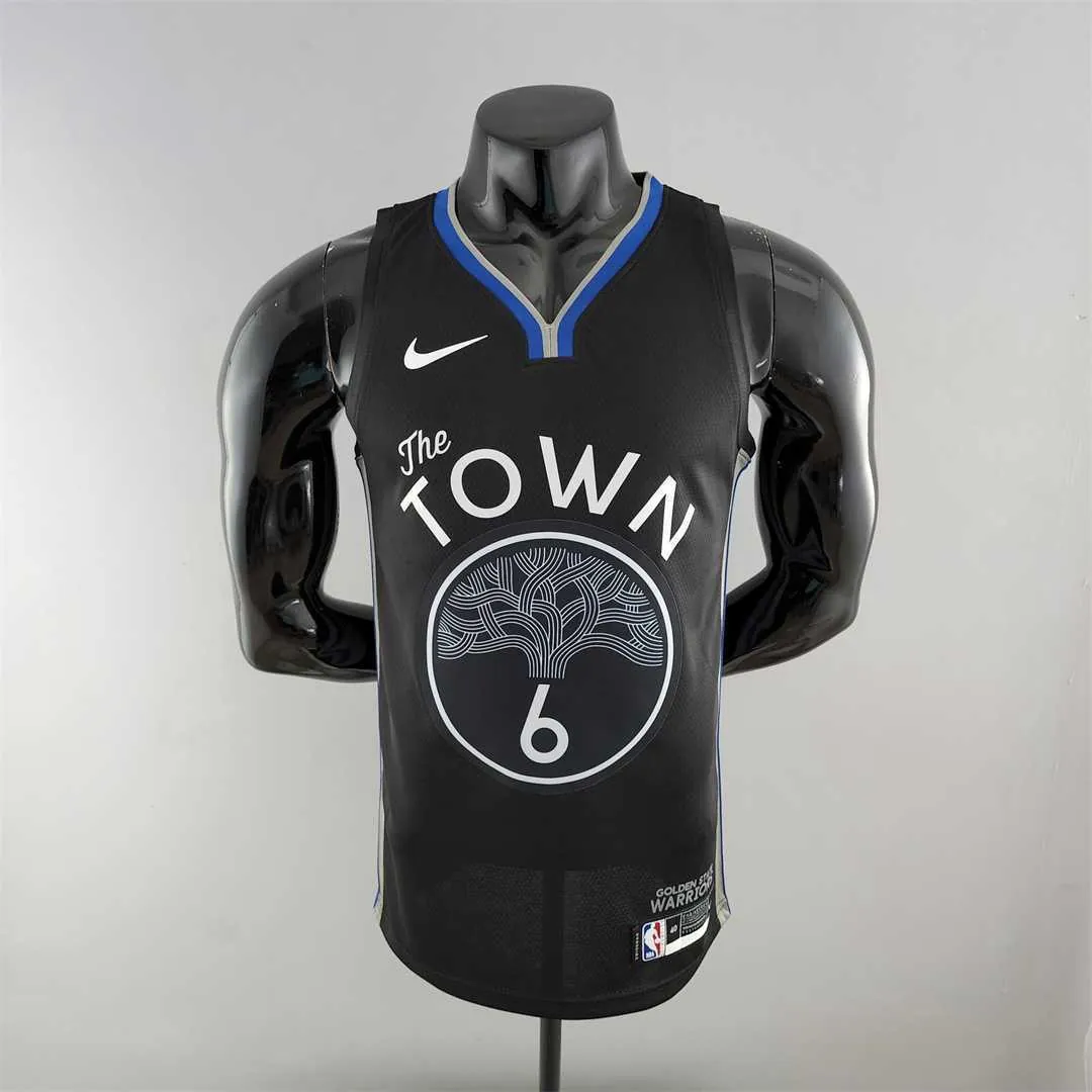 2020 YOUNG #6 Warriors City Edition Black and Grey NBA Jersey 10