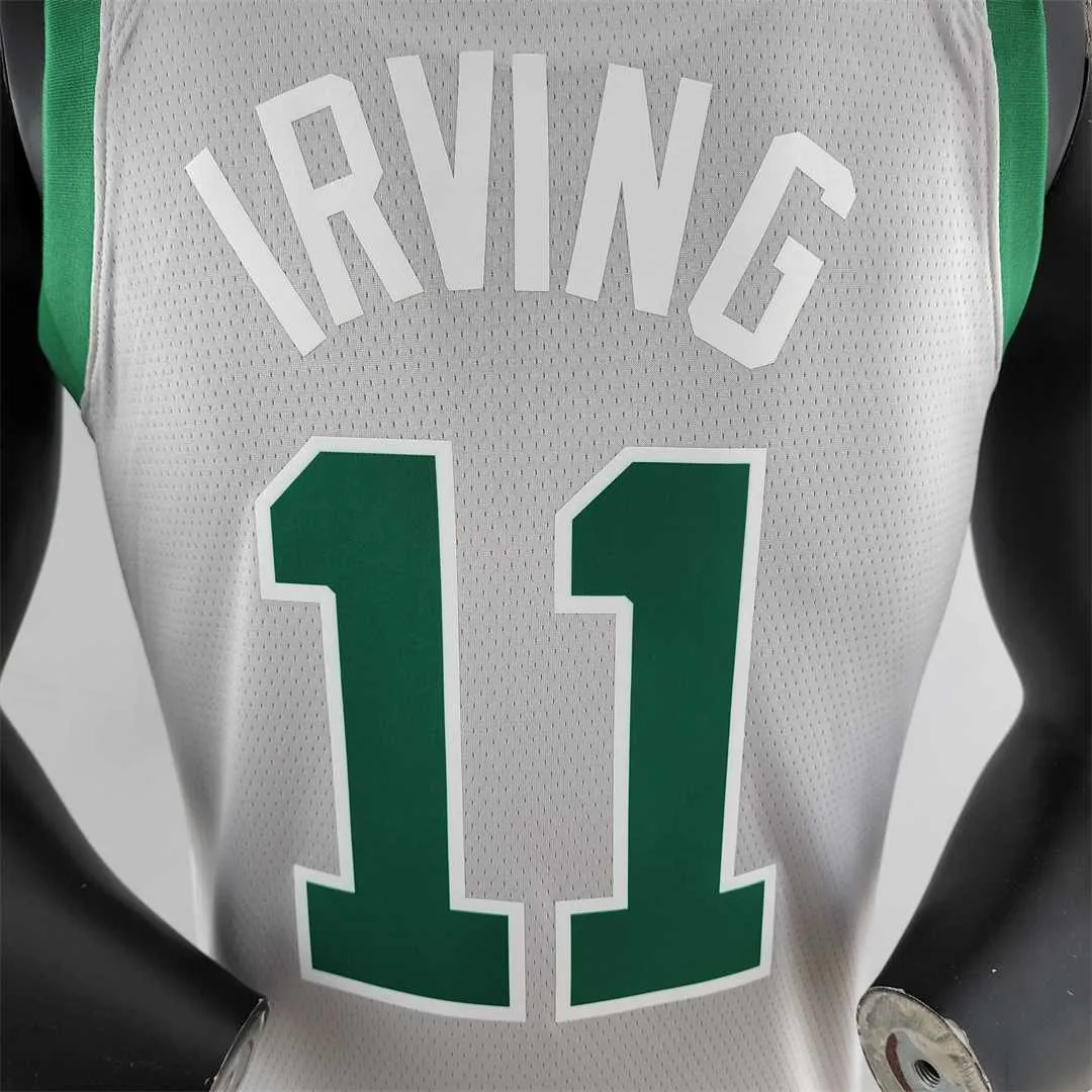 IRVING#11 Boston Celtics Grey NBA Jersey 7