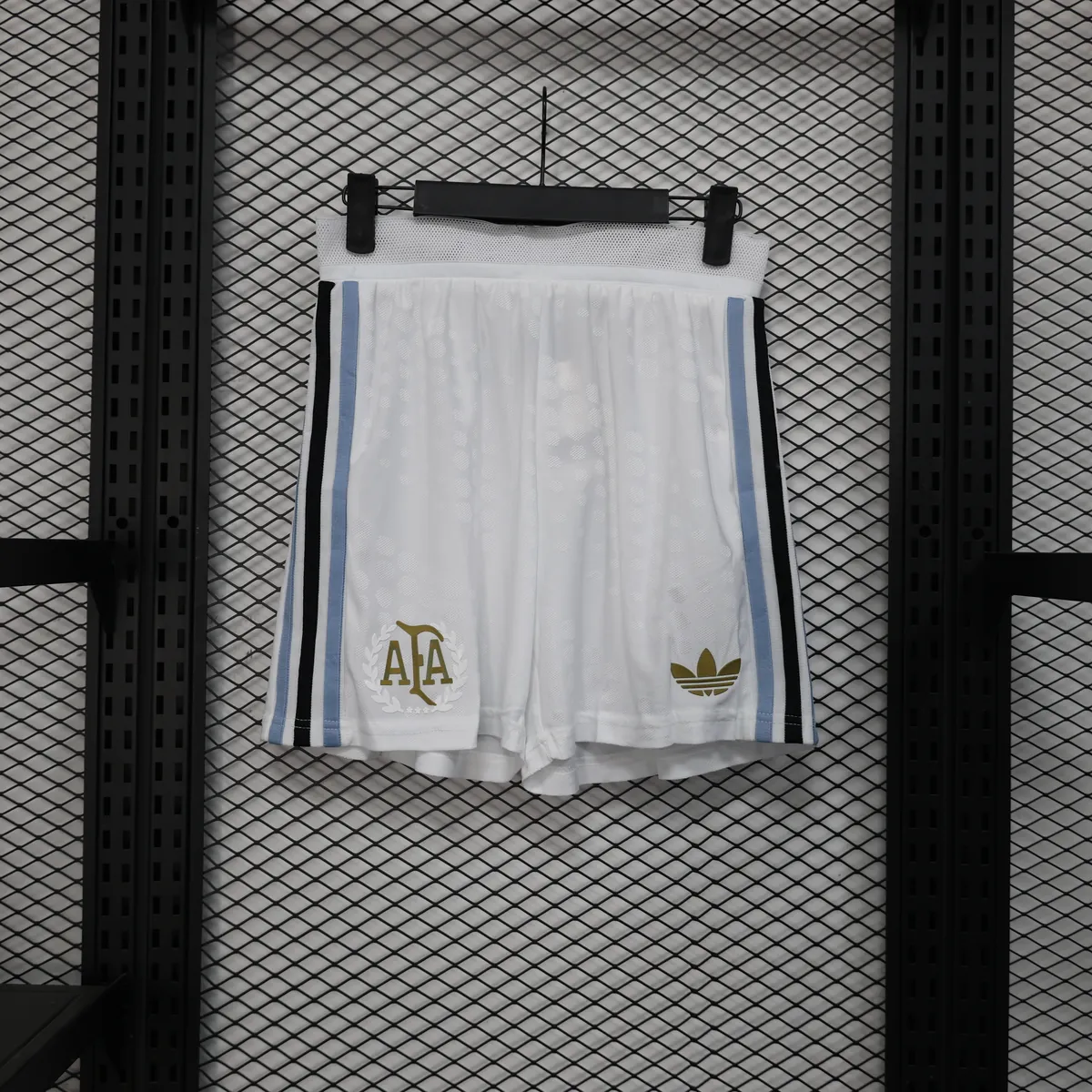 2025 Argentina 50th White Player Version Shorts AAAAJersey Supplier Yupoo 7