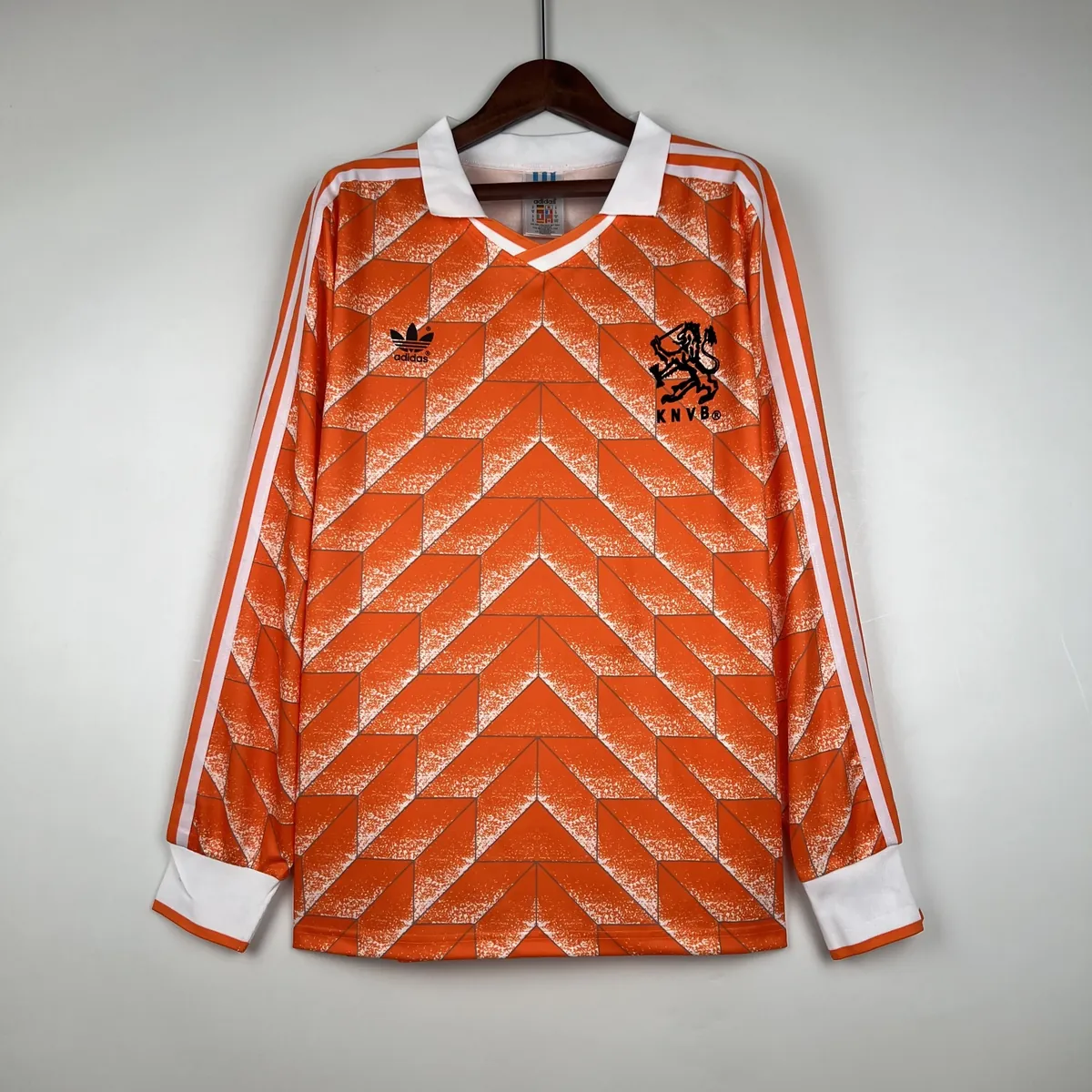 1988 Retro Long Sleeve Netherlands Home S-XXL 8