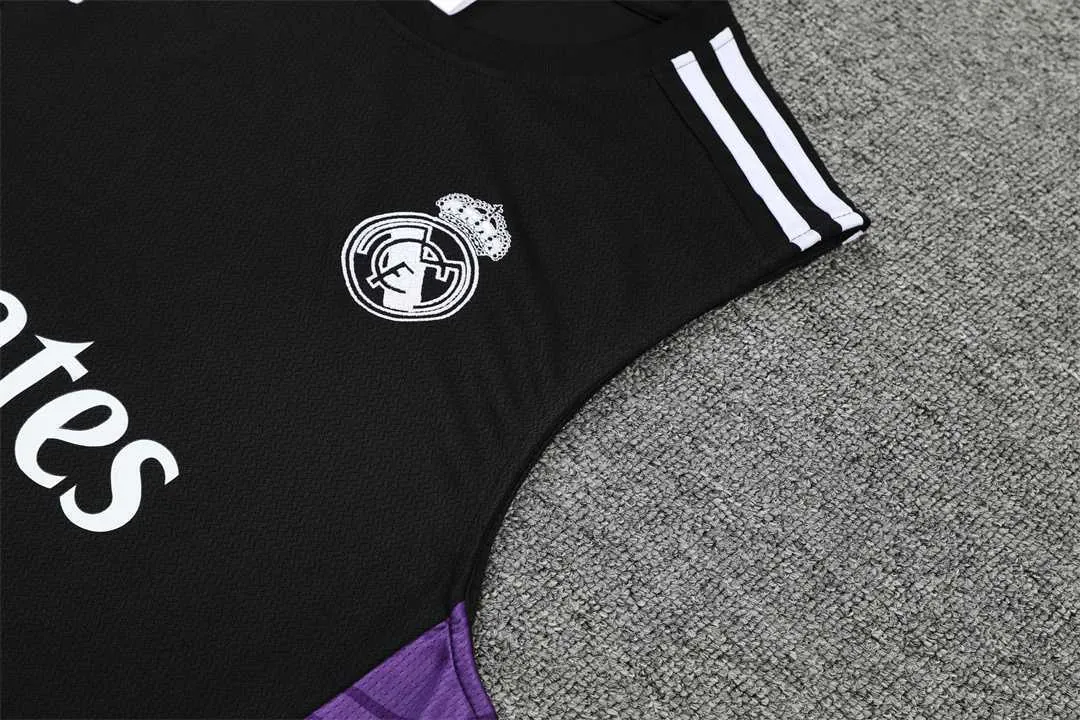 22-23 Real Madrid training suit kit Black 16