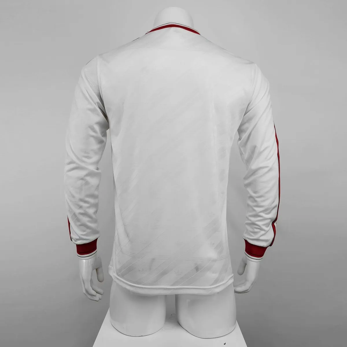 86-88 Manchester United away white away long sleeve 4