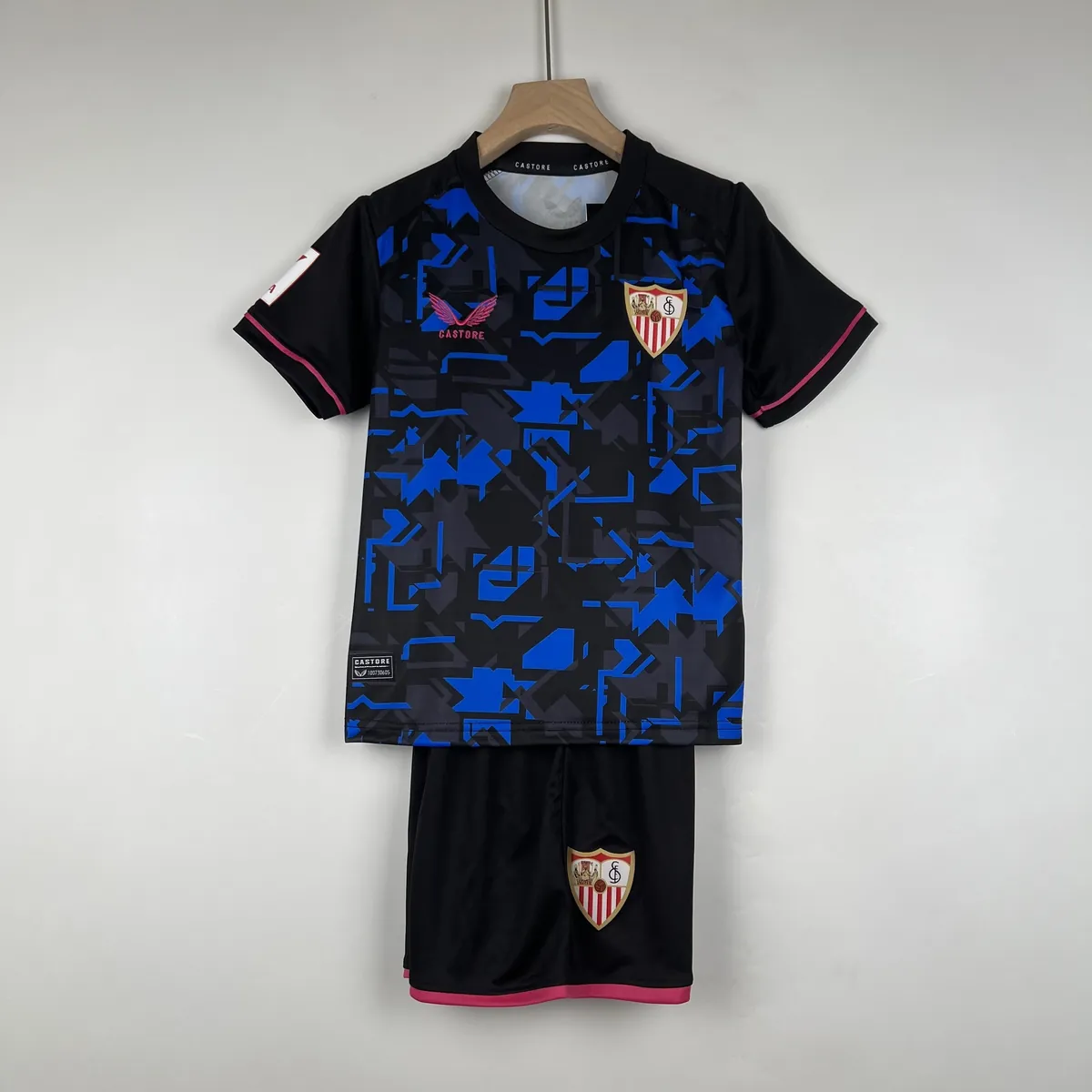 23-24 kids Sevilla third away size 16-28 football t-shirt 10