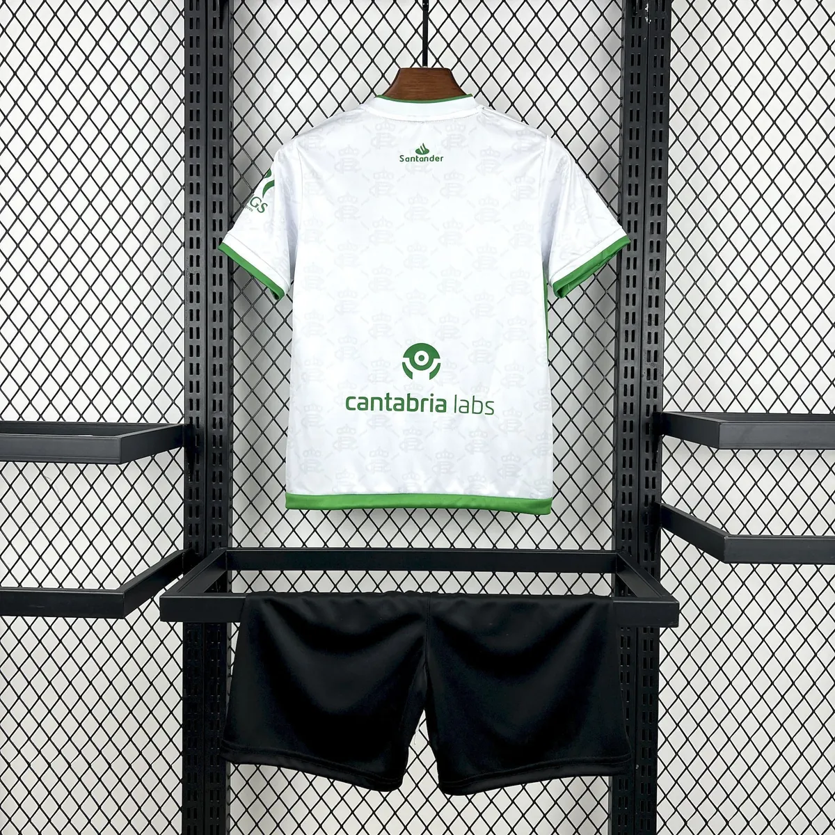 25-26 Racing de Santander Home Kids Kit Soccer T-Shirt AAAAJersey Supply Yupoo 1