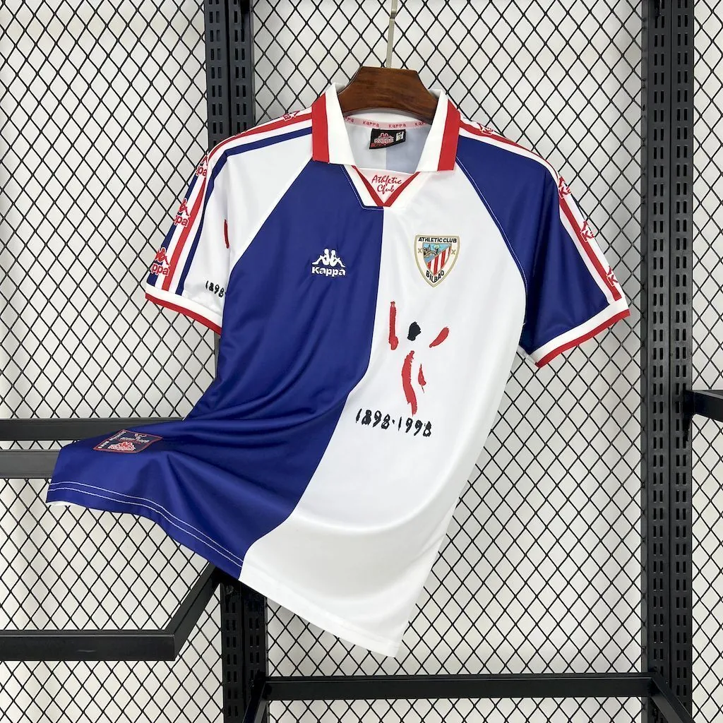 97-98 Bilbao Away Retro Kit Vintage Shirt AAAAJersey Supplier Yupoo 7