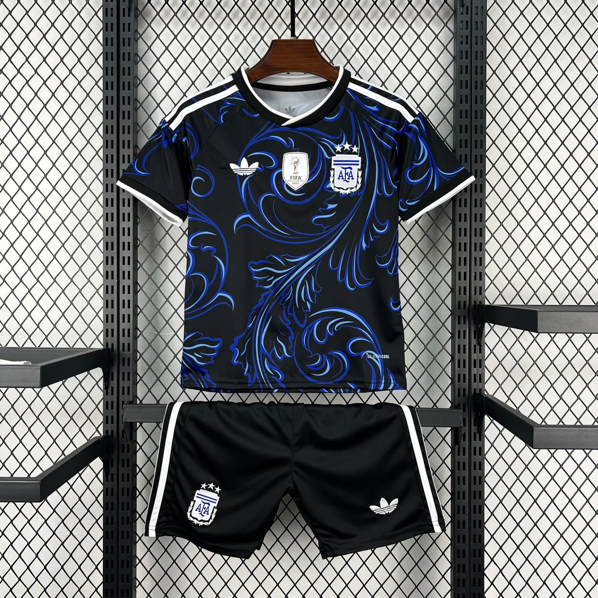 2026 World Cup Argentina Away Kids Kit Football Youth Apparels AAAAJersey Supply Yupoo 6 1