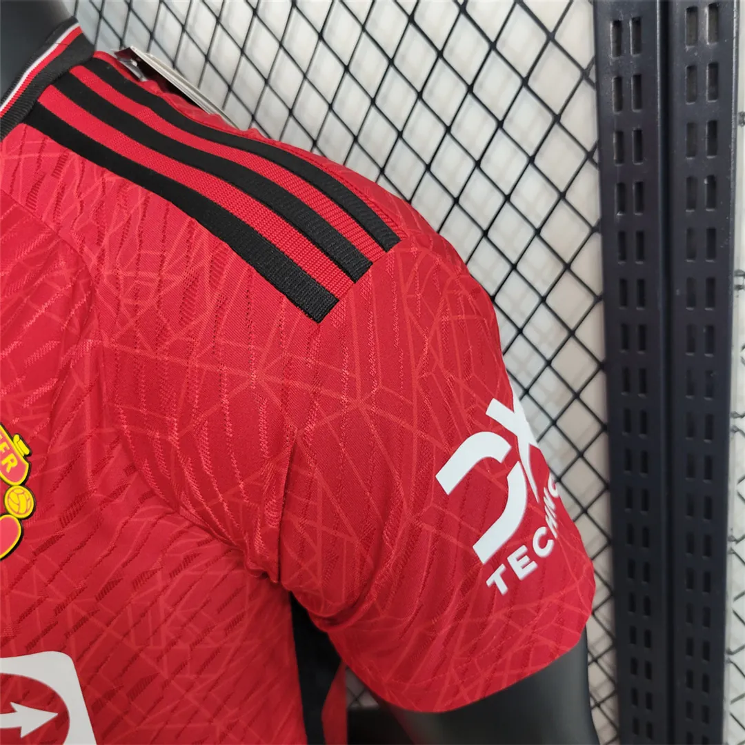 23-24 Manchester United home player version S-XXL Cheap Football Kit 5