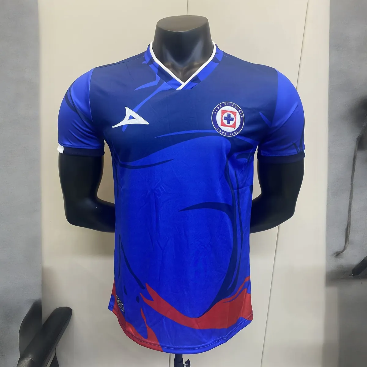 23-24 Cruz Azul Training Kit Blue Player Version Shirt Soccer Jerseys Yupoo 2