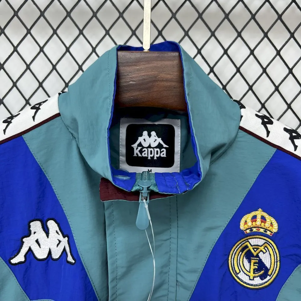 25-26 Real Madrid x Kappa OG Style Green Windbreaker Jacket AAAAJersey Supplier Yupoo 4