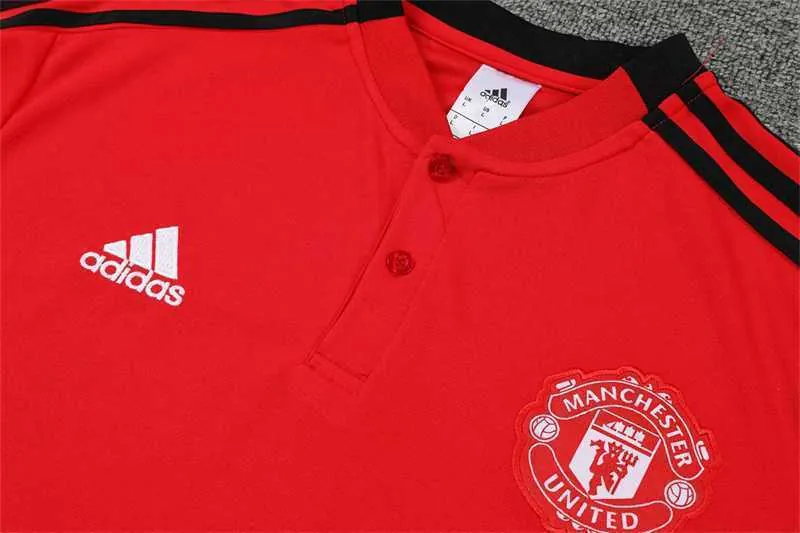 Manchester United Polo red crew neck 3